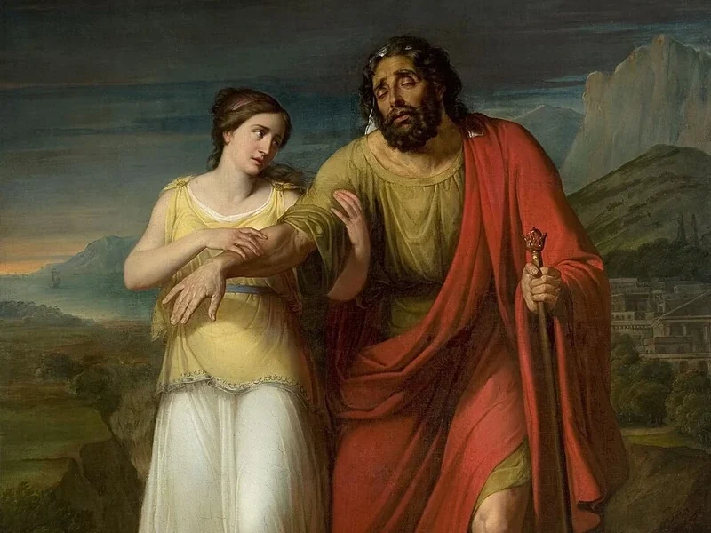 1793-Aleksander Kokular - Edipo e Antigone